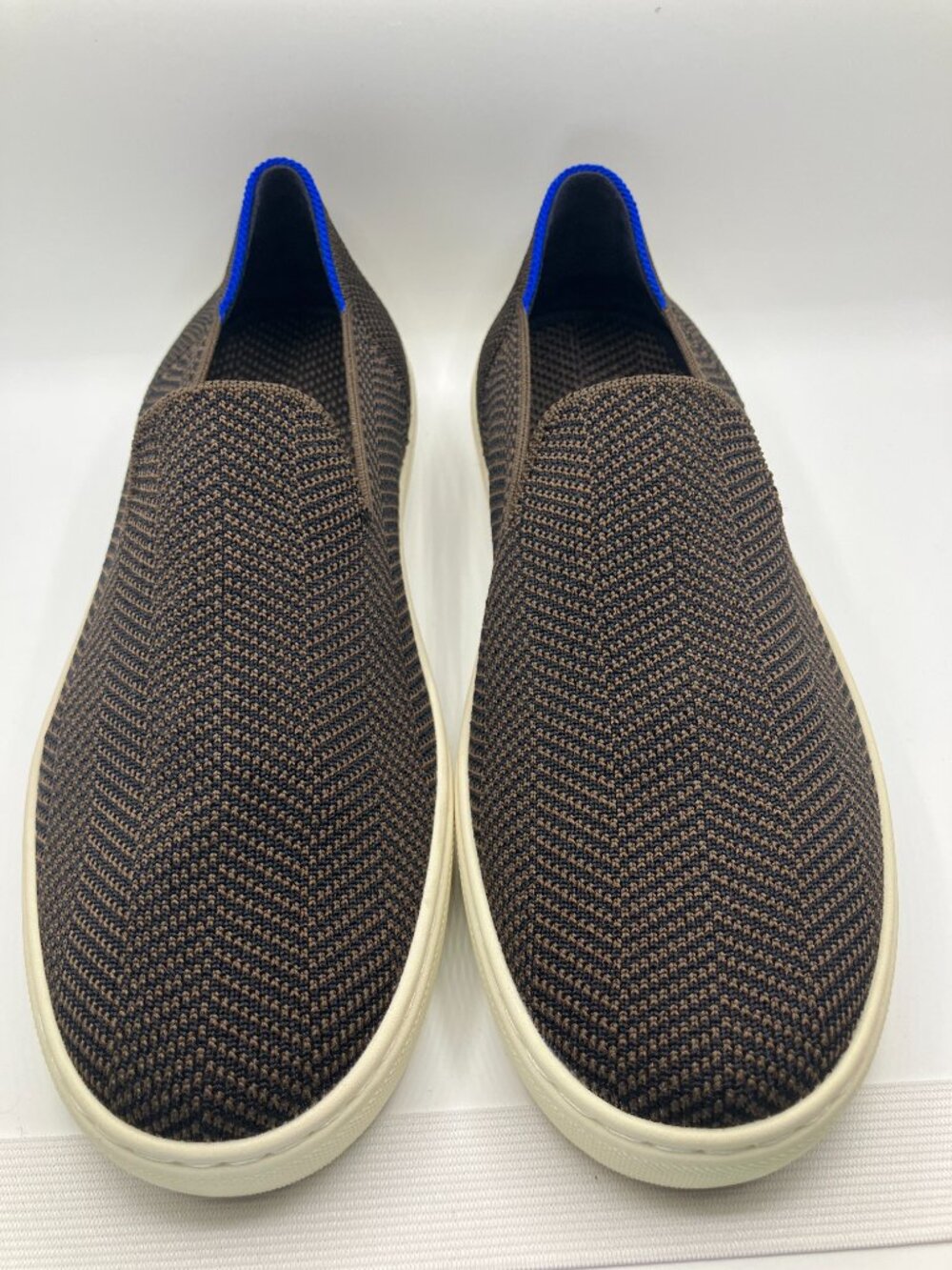 Rothy's Men's‎ The Sneaker Brown Heringbone Slip-on-Sneaker